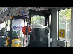포항 209번 전기버스 일렉시티2 중문 개폐 영상