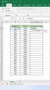 63K views · 344 reactions | Rank Formula in Excel  #exceltips #exceltricks #exceltutorial #Excel | computernotion | Facebook