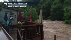 49K views · 709 reactions | INSANE VIDEO coming out of Western North Carolina. This is from the Hickory Nut Gorge Brewery. Heavy rains from #Alberto are causing major issues in the Southern Appalachians. #Breaking #Flood #FlashFlood #Flooding | WeatherNation | Facebook