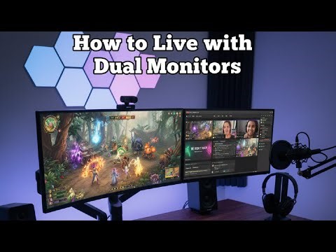 How to Live Stream with OBS Studio Using Dual Monitors Complete Guide in Hindi