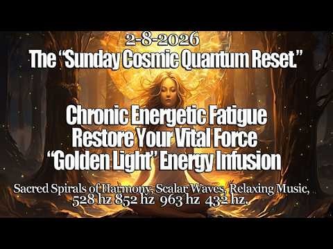 Metatron's Golden Light Infusion | Restoring Your Vital Force | Chronic Energetic Fatigue Relief