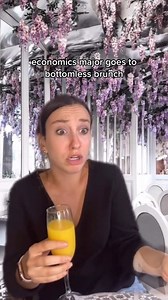 while you’re eating your eggs benny she’s crunching NUMBERS #brunch #comedy #fbreels #fbreelsvideo #comedyreels #economics #bottomless #relatable | Becca Bastos