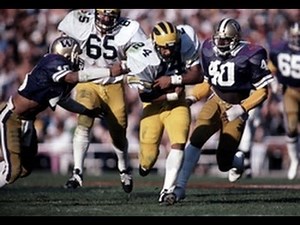 1981 Rose Bowl #5 Michigan vs #16 Washington