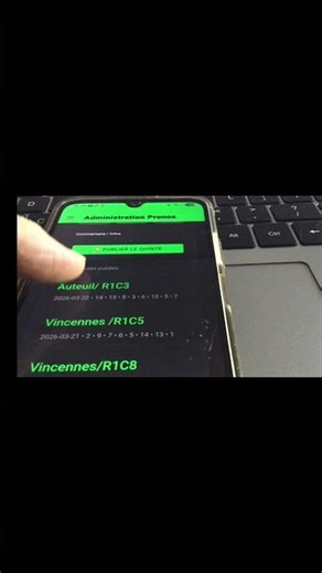 App Android Quinté Prono avec #ionicframework #angular #android #firebase