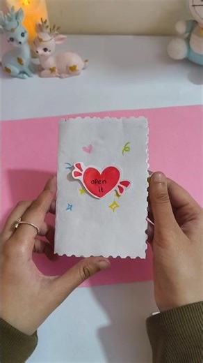 DIY CUTE Birthday Card 💕✨ #diy #craft #papercraft #birthdaycard #diyideas