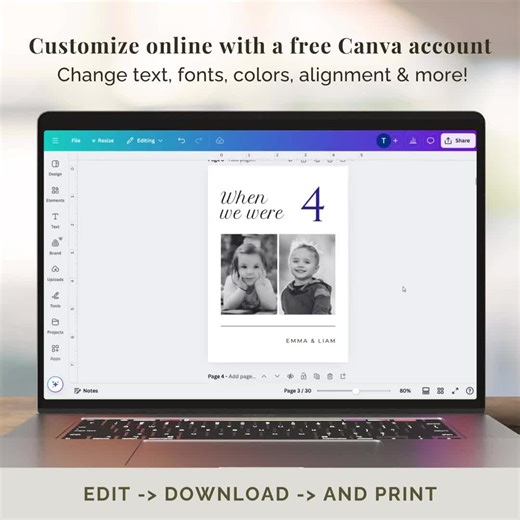 Wedding Table Numbers Template, When We Were Table Numbers, Editable Table Number Template, Canva Table Numbers, Photo Table Numbers Wedding - Etsy