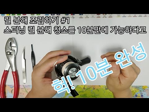 Reel Teardown and Assembly #1: Can You Clean a Spinning Reel in 10 Minutes? / Shimano Reel Mainte...