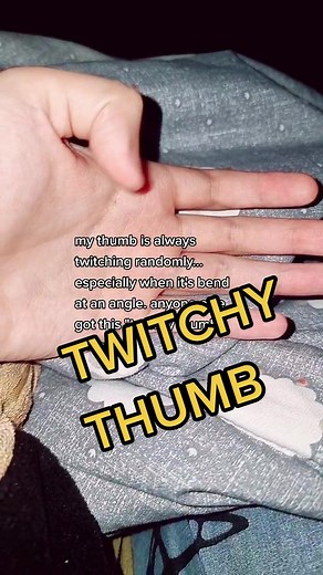 am I the only one with this thumb spasm thingy? 💀 | thumb twitching