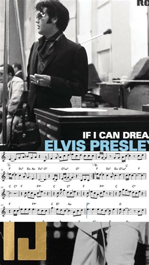 If I Can Dream - Elvis Presley | Sheet Music for Violin, Sax & Trumpet #ificandream #elvispresley