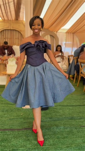 Ke tswa go nyadisa ko Mochudi 👗by @boicreativedesigns #fyp #traditionaldress #weddingday #foryou #celebratinglove