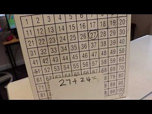 100 square for adding 2 digit numbers