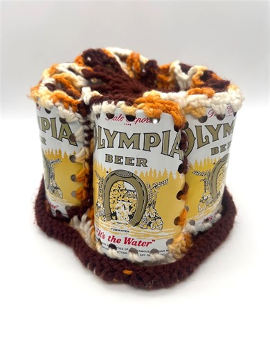 1970s Vintage Crocheted Olympia Beer Can Bucket Hat - Etsy Australia