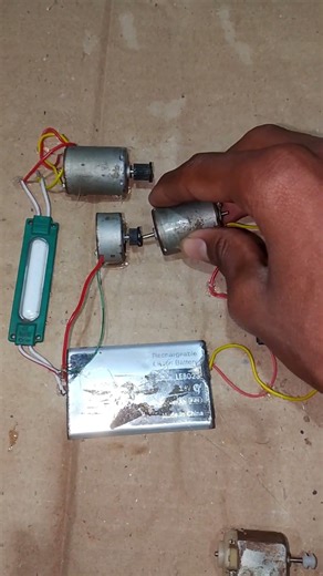 Powerful Mini Motor Generator new experiment#experiment #toys #LED#dcmotor #motor #diy #project