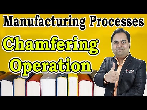 Chamfering Operation | Machining Operations | Manufacturing Processes #engineering #gateexam2026
