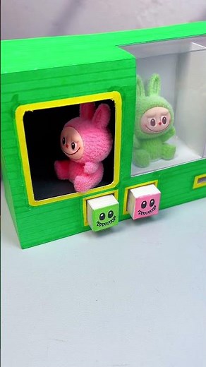 Manual DIY Labubu Dolls Vending Machine ｜ #diy #craft #handmade