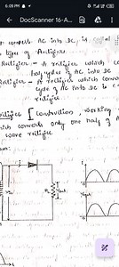Convert AC into DC is called rectifier. Rectifier - A rectifi... | Filo