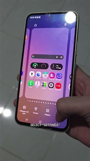 Icons Smaller-Larger on samsung⚡️📱 #samsung #tutorial #tips