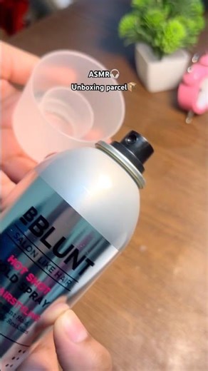 ASMR ft Unboxing parcel 📦 #asmr #trending #bblunt #haircare #new #creativecontentcreator #fyp