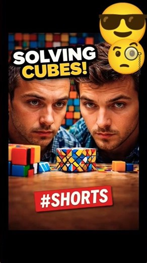 What NONCUBERS See vs What CUBERS See While Solving a Rubik's Cube?#cube#shorts