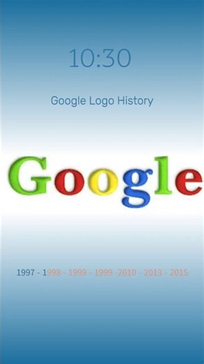 #google logo evolution