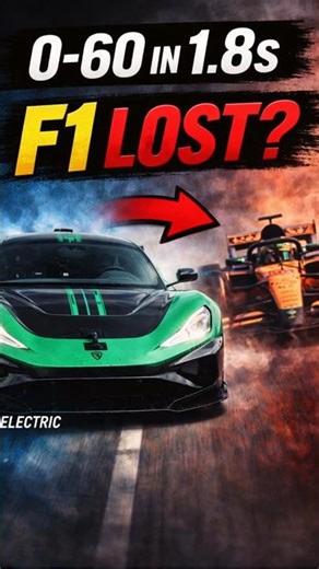 RIMAC NEVERA: 0-60 FASTER THAN AN F1 CAR. HERE'S HOW #shorts #rimac