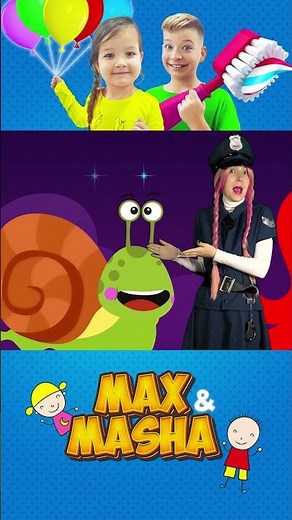 Tickle Police Girl - Kids Songs And Nursery Rhymes | Max and Masha