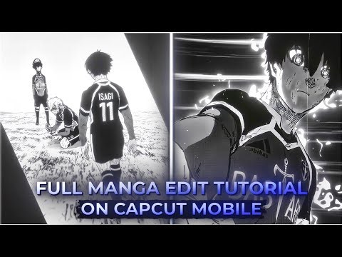 Full Manga Edit Tutorial On Capcut | Complete Manga Edit Tutorial