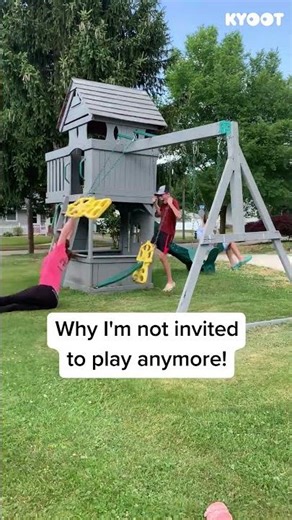 Proof my children are the real adults 😂 #fails #swing #kids #parents #shorts