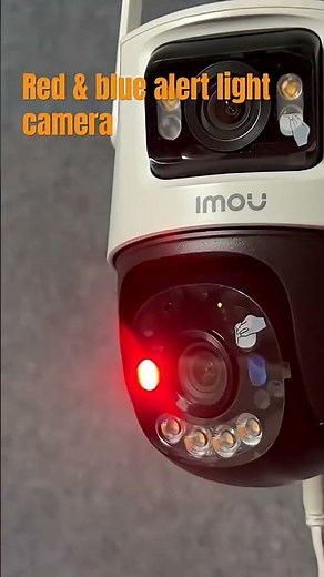Imou 5+5 mp dual wifi camera red and blue strobe light"Imou Dual Lens WiFi Camera 🚨 Blue & Red