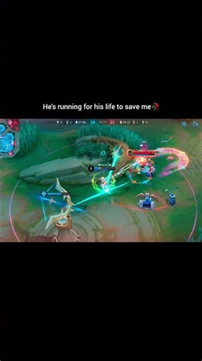 Bro's running for his life to save me#mobilelegends #mlbb #mlbbcreatorcamp #mlbbshorts
