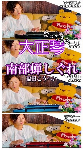 【南部蝉しぐれ】 #弾いてみた #大正琴 #演奏 #福田こうへい