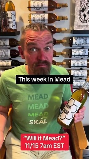 New Mead every single Saturday! #meaddummy #theoldgodsmeadery #EasyRecipe #mead #vikings