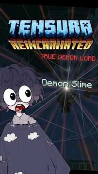 I become the Demon Slime 🔥🤯 Tensura Reincarnated #minecraft #anime #tensura