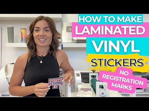Print Laminated Vinyl Stickers at Home | iColor 250 Step by Step Tutorial