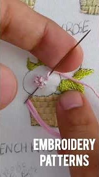 Bullion Rose Embroidery Tutorial | Embroidery for Beginners🌹 #embroidery #bullion #handembroidery