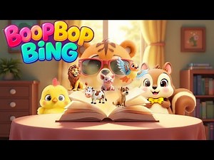 “Boom Boom Bang Bang Animal Dance Song | Animal Party Fun with BoopBopBing”