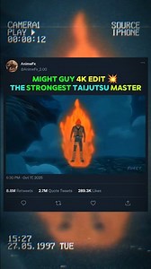 Might Guy 4K Edit 💥 | The Strongest Taijutsu Master | Naruto Epic AMV | #animeedit