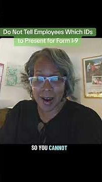Do Not Tell Employees Which IDs to Present for Form I-9