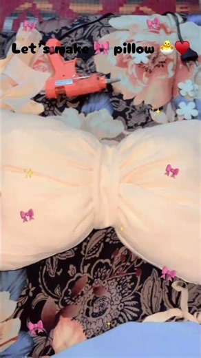 🎀 pillow full tutorial || step by step pillow making ||baby pillow|| #craftymom #babygirl #shorts