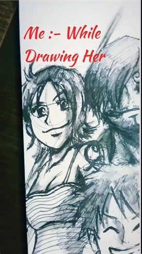 Drawing Nami #onepiece #drawing