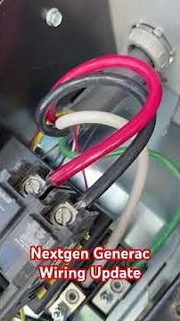 New Updated NextGen Generac Wiring #backuppower #powersource
