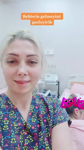 Colorful Medical Scrub Top in a Clinical Setting