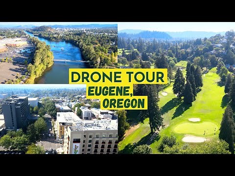 Flyover Eugene, Oregon | Drone Tour of Eugene
