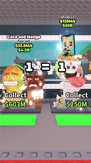 Real value of Coco & Mango🤯 | Roblox Steal a Brainrot #roblox #stealabrainrot #shorts #trading
