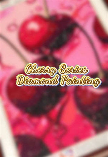 Ready to grow some cherries that never fade? Grab your kit and let the creative juices flow!#diamonds #asmr #tiktokshop #diamondpainting #christmas
