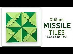 Origami Missile Tiles ( Master Jugal ) || Tiles Series - 3 || ORIGAMI J15