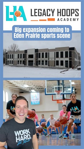 Big youth sports news just landed in the west metro 🏀 If you have kids playing basketball in Hopkins, Eden Prairie, Edina, Minnetonka, or anywhere nearby, this one matters to you. Legacy Hoops Academy just bought a massive 52,000 square foot building in Eden Prairie for about $8.5 million, and they’re moving out of Hopkins to more than double their space. The new facility is near Highways 5 and 212 and is expected to open this spring. What’s coming inside matters. Five full size basketball cour