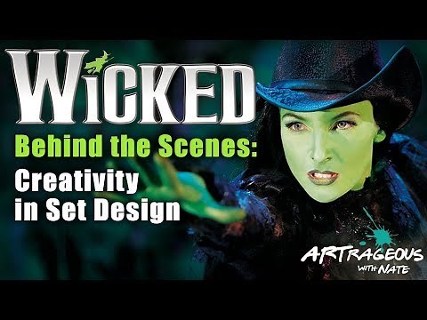 Behind the Scenes of Wicked SET DESIGN | Artrageous with Nate