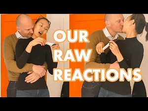 34-year-old takes first PREGNANCY TEST ON CAMERA