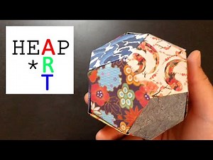 Moderato Origami - A Dodecahedron Using Square Paper